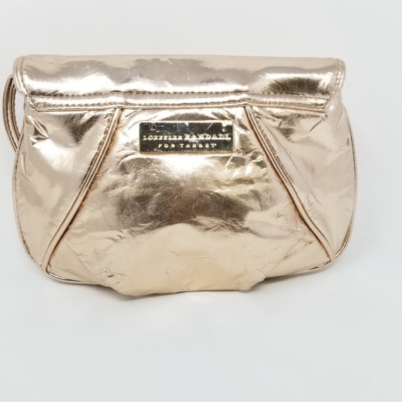 Loeffler Randall Rosset Clutch with Bow Rose Gold - Picture 2 of 9